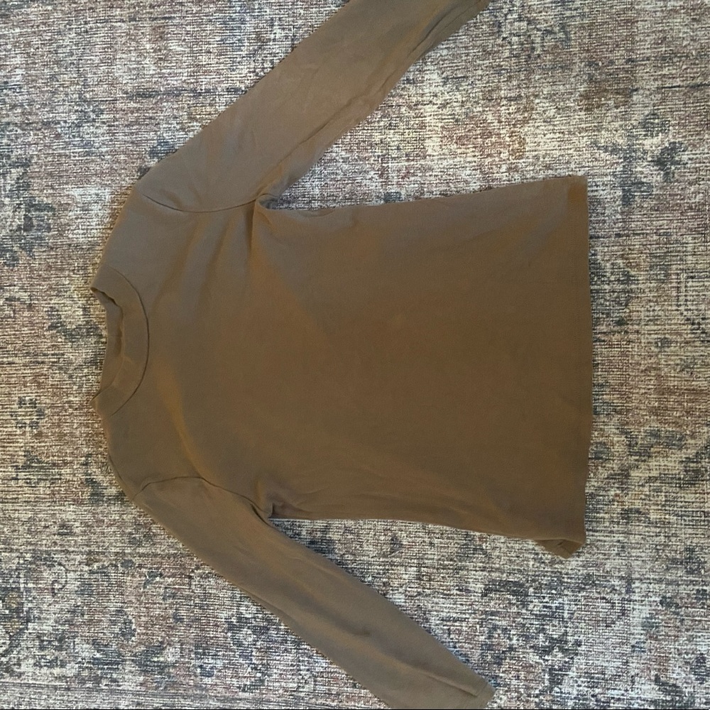 ✨✨ZARA BROWN LONG SLEEVE MOCK NECK✨✨